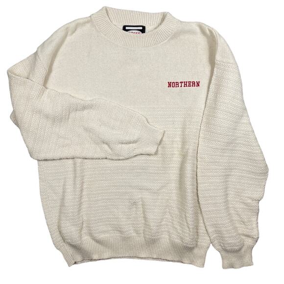 Vintage Neff Northern Cream Sweater Mens Size L *Flaws - Picture 1 of 15